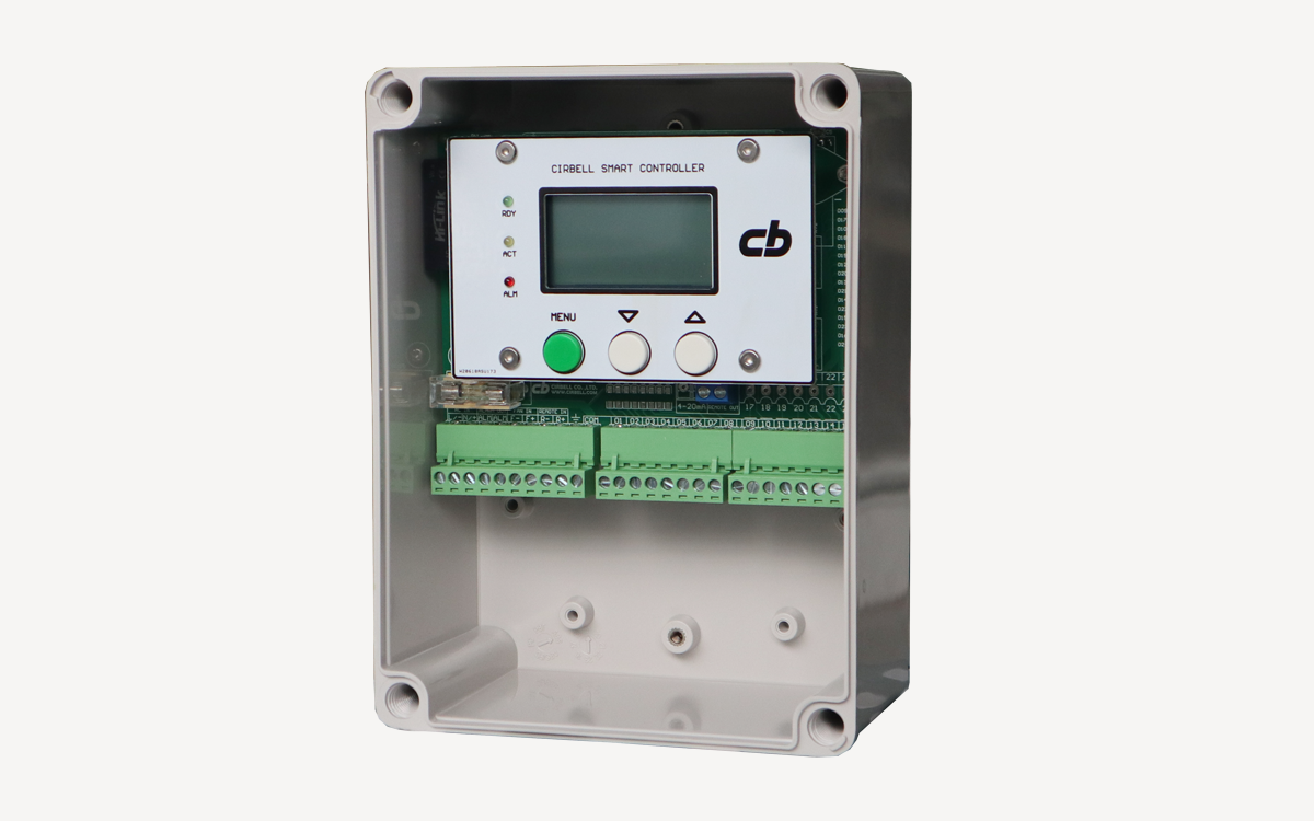 CB-STD-8-24AT Sequential Timer / Pulse Valve Controller พร้อมหน้าจอ LCD และวัดความดันต่างสำหรับ Bag Filter